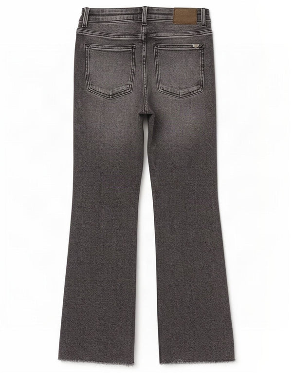 Zara Jean Bootcut Femme EU 38 Petit W28 L26 Gris
