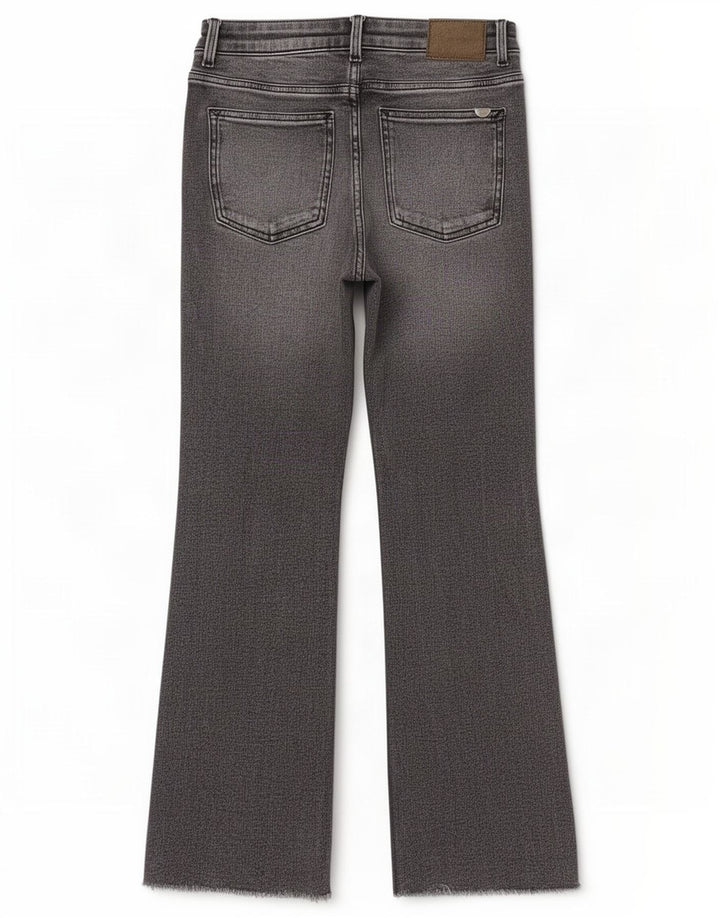 Zara Jean Bootcut Femme EU 38 Petit W28 L26 Gris