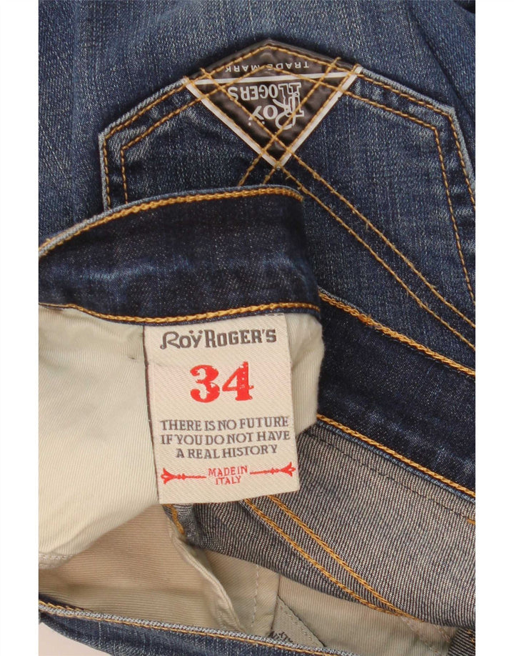 Roy Rogers Jean Slim Homme W34 L32 Bleu Coton