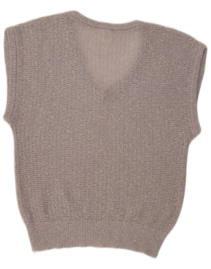 Strickmoden Débardeur coupe ample pour femme EU 40 Medium Argenté
