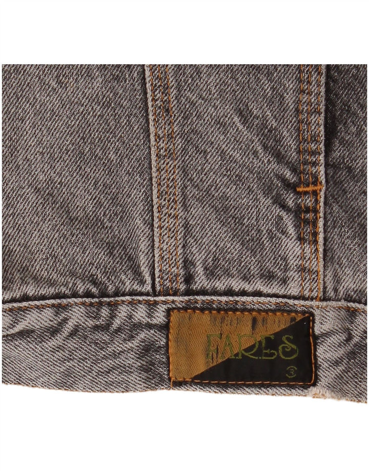 veste en jean homme vintage UK 42 XL Gris
