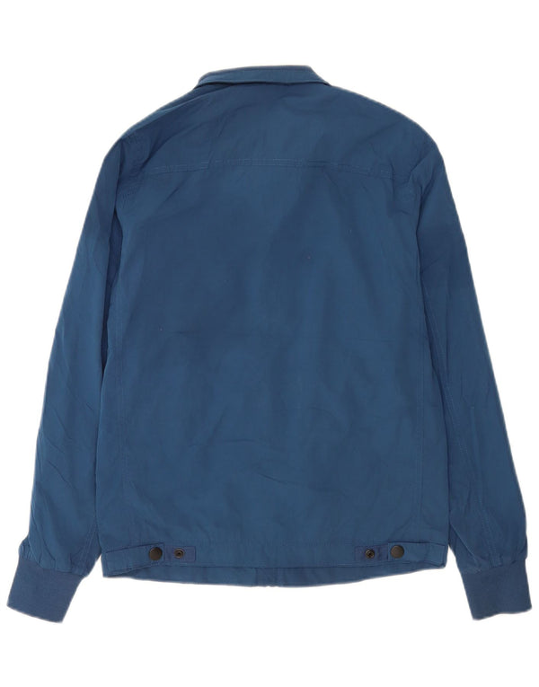 Superdry Veste de Pluie Homme UK 34 XS Bleu Polyester