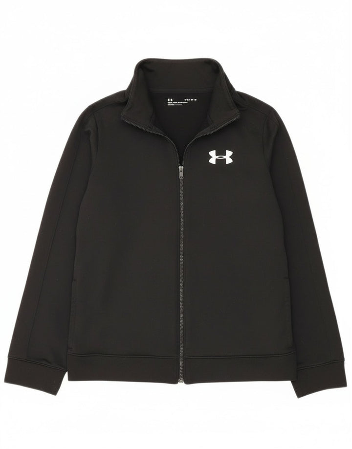 Under Armour Veste de Survêtement Garçon 11-12 ans Grand Noir Polyester
