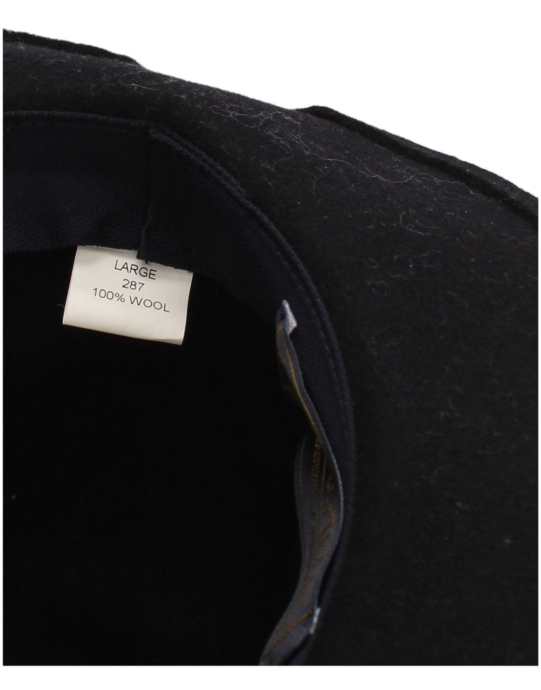 P.G.Field Chapeau Fedora pour homme en laine bleu marine Taille L