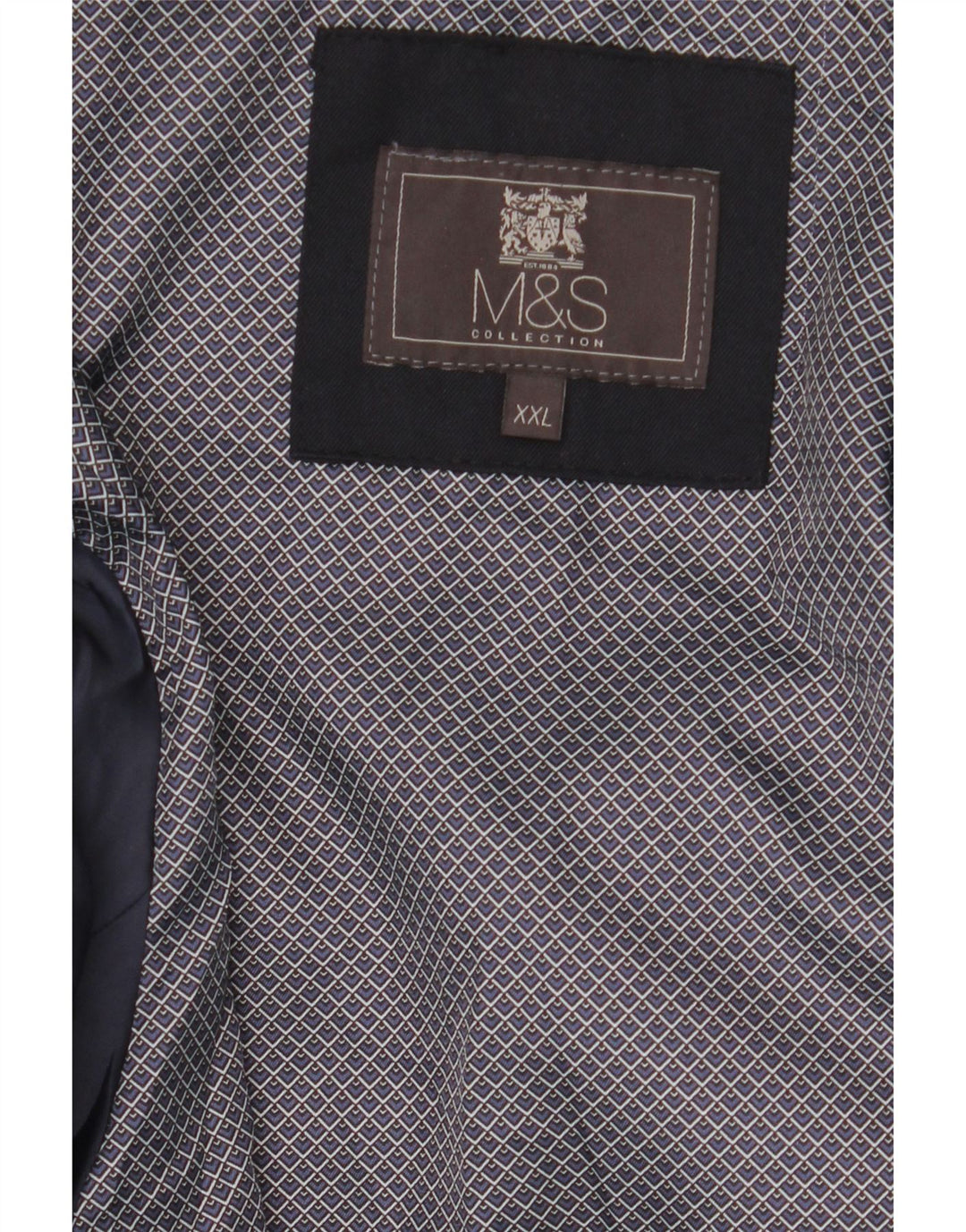 Marks & Spencer Veste Bomber Homme UK 44 2XL Bleu Marine