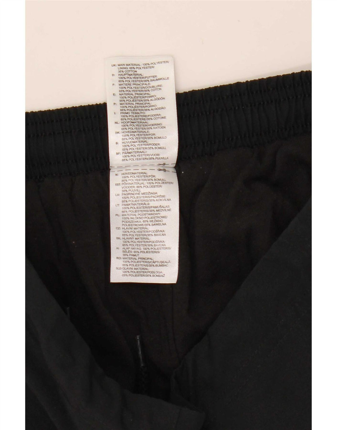 Adidas Pantalon de survêtement pour femme Joggers UK 12 Medium Noir Polyester