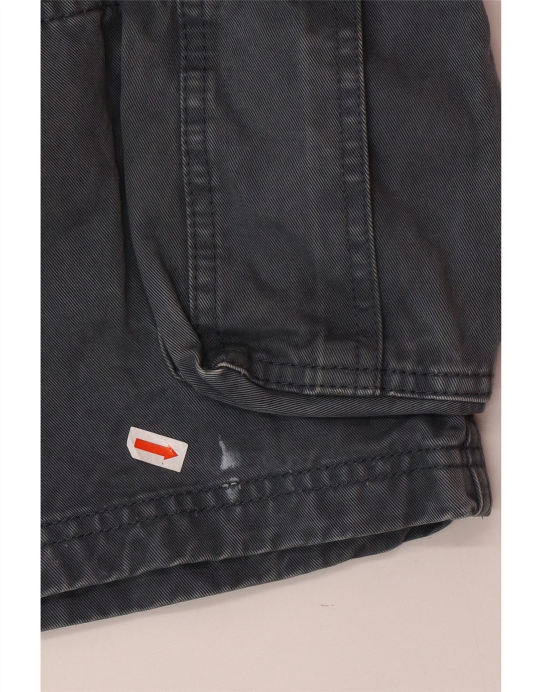 SUPERDRY Short Cargo Homme Moyen W32 Gris Coton