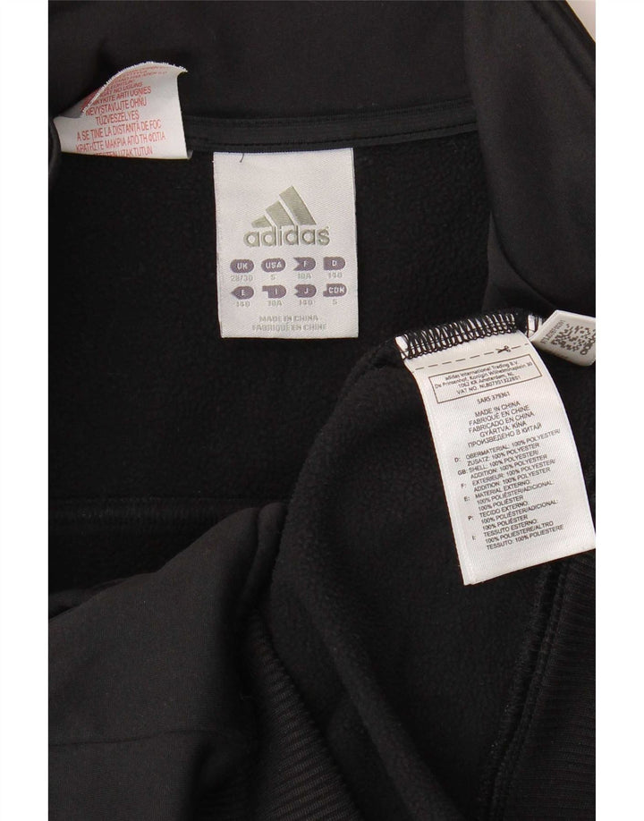 Veste de survêtement Adidas Garçon 9-10 ans Noir Polyester