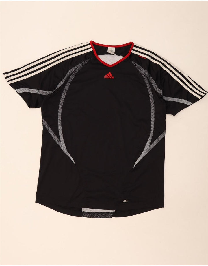 ADIDAS T-Shirt Climacool Homme XL Noir Colorblock Polyester