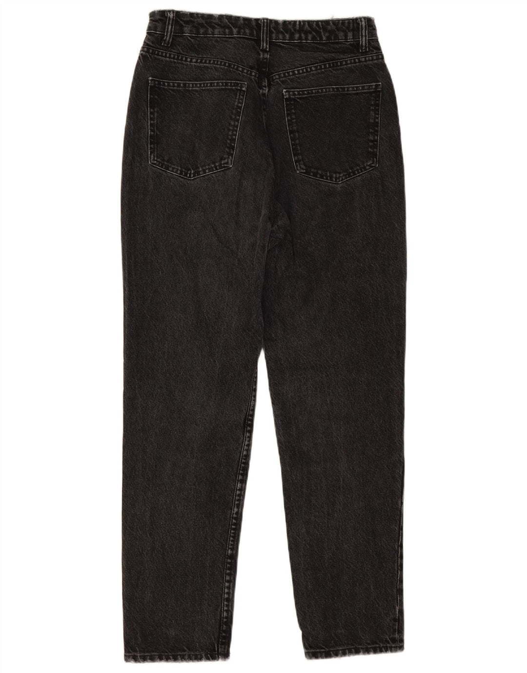 ZARA Jean fuselé en détresse pour femme EU 38 Small W28 L27 Gris