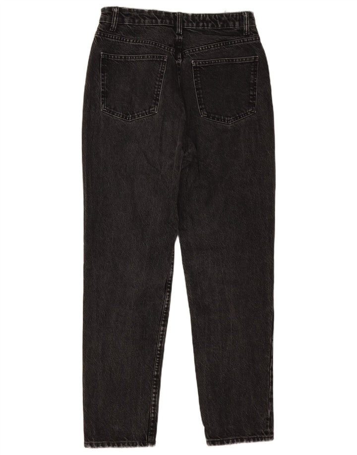 ZARA Jean fuselé en détresse pour femme EU 38 Small W28 L27 Gris