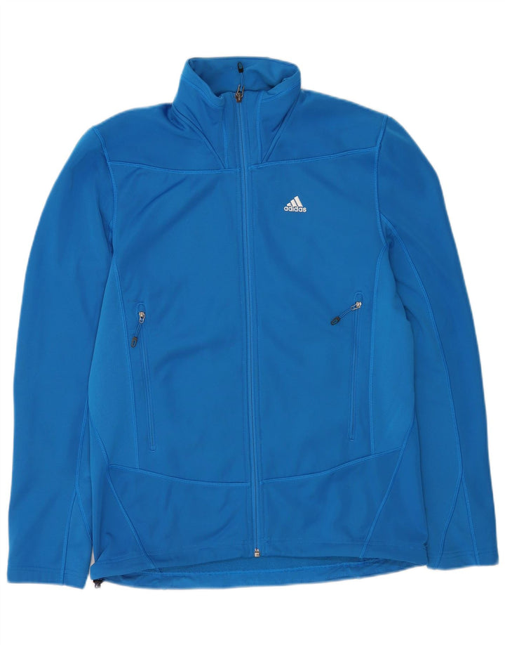 Adidas Veste de survêtement pour homme UK 40/42 Bleu moyen Polyester