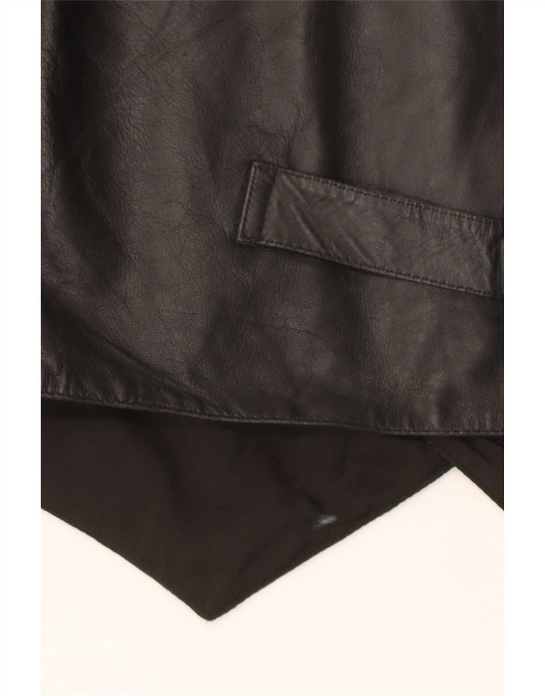 gilet en cuir homme vintage noir moyen