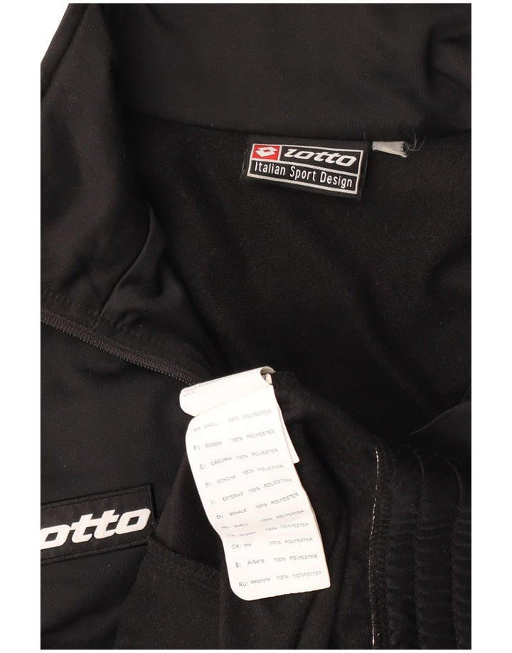 Lotto Veste de survêtement graphique pour homme XL Noir Colorblock Polyester