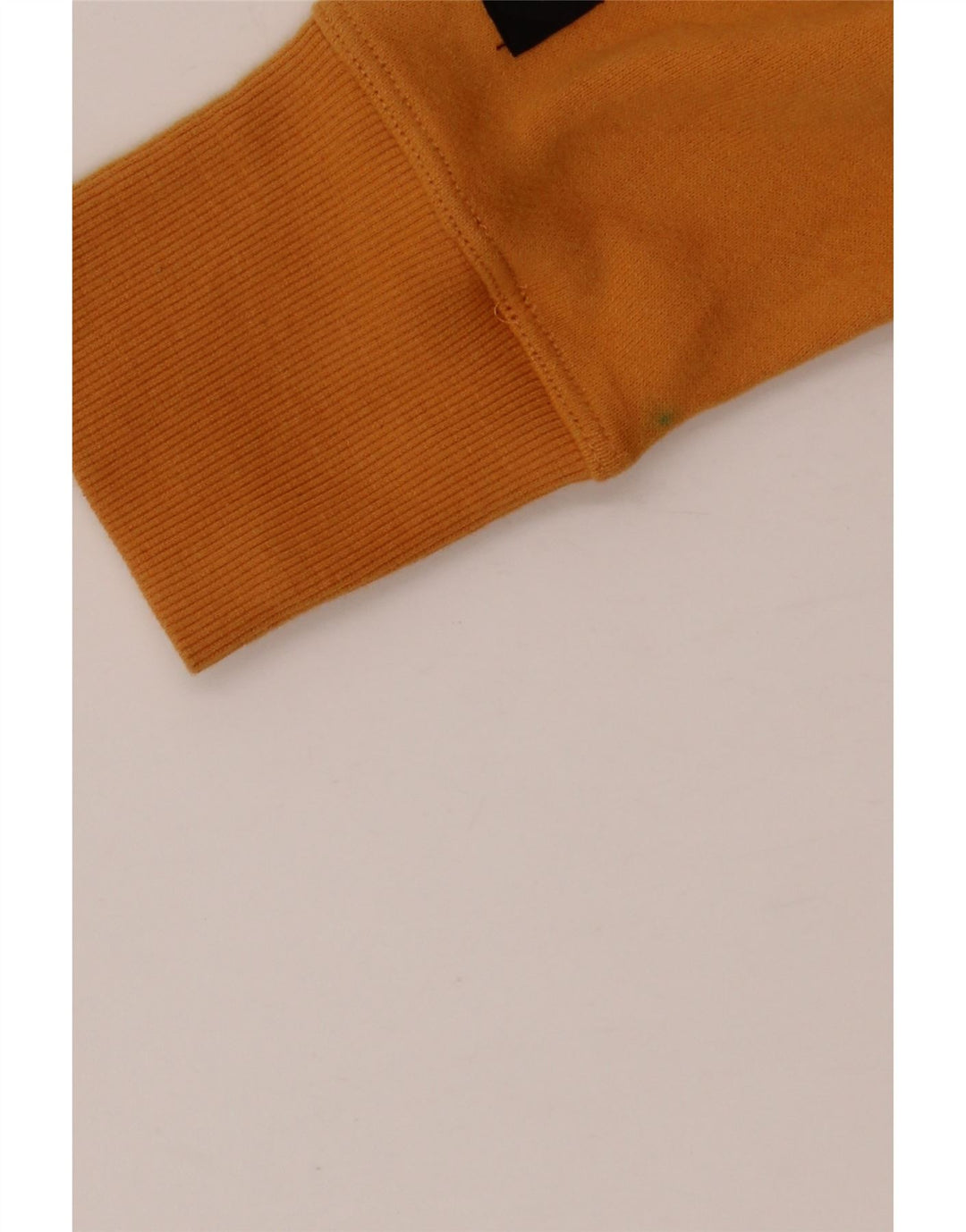 CALVIN KLEIN Pull à capuche court surdimensionné pour femme UK 10 Petit Jaune