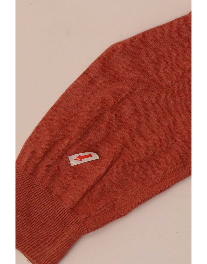 Marks & Spencer Pull à col rond pour homme XL Orange Coton