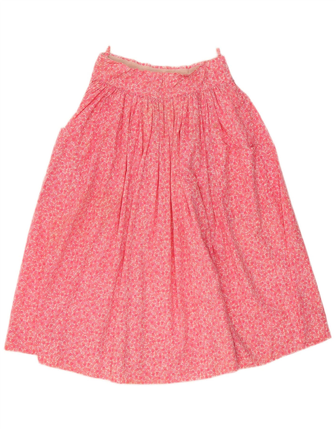 jupe évasée femme vintage W28 Floral rose moyen