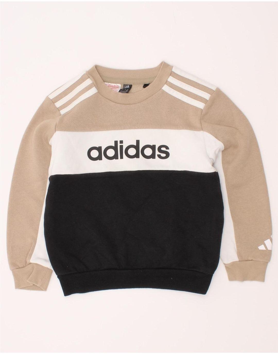 Adidas Sweat-shirt graphique pour garçon 3-4 ans Multicolore Colourblock