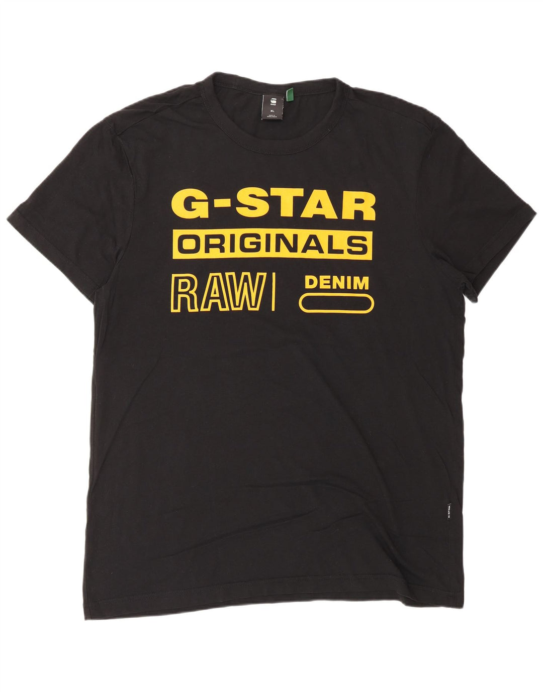 G-STAR Homme Graphic T-Shirt Top XL Noir Coton