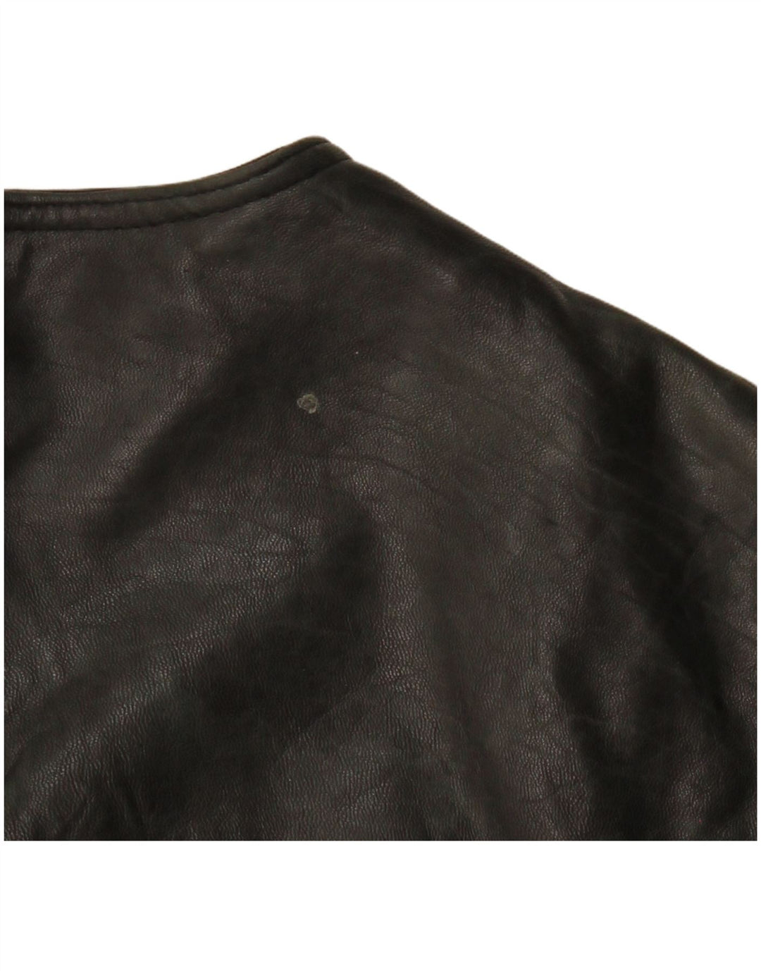 VINTAGE Gilet en cuir pour homme IT 50 Noir moyen