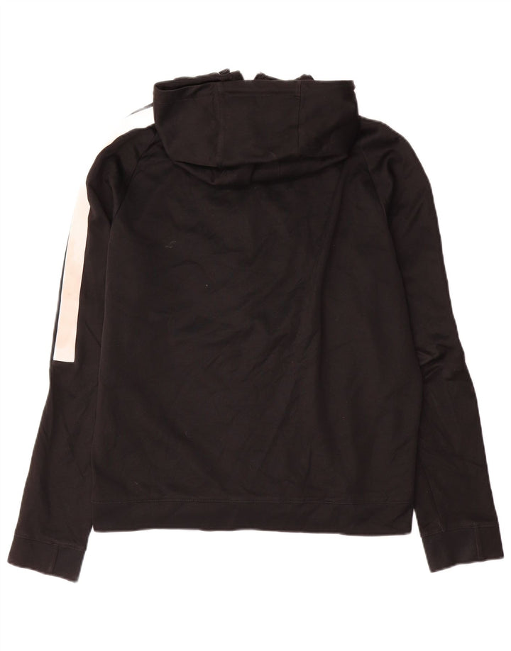 Nike Sweat à capuche zippé pour homme en coton noir moyen