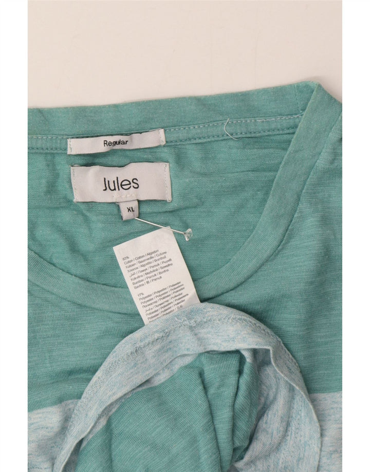 Jules Homme Regular Fit T-Shirt Top XL Coton Rayé Multicolore