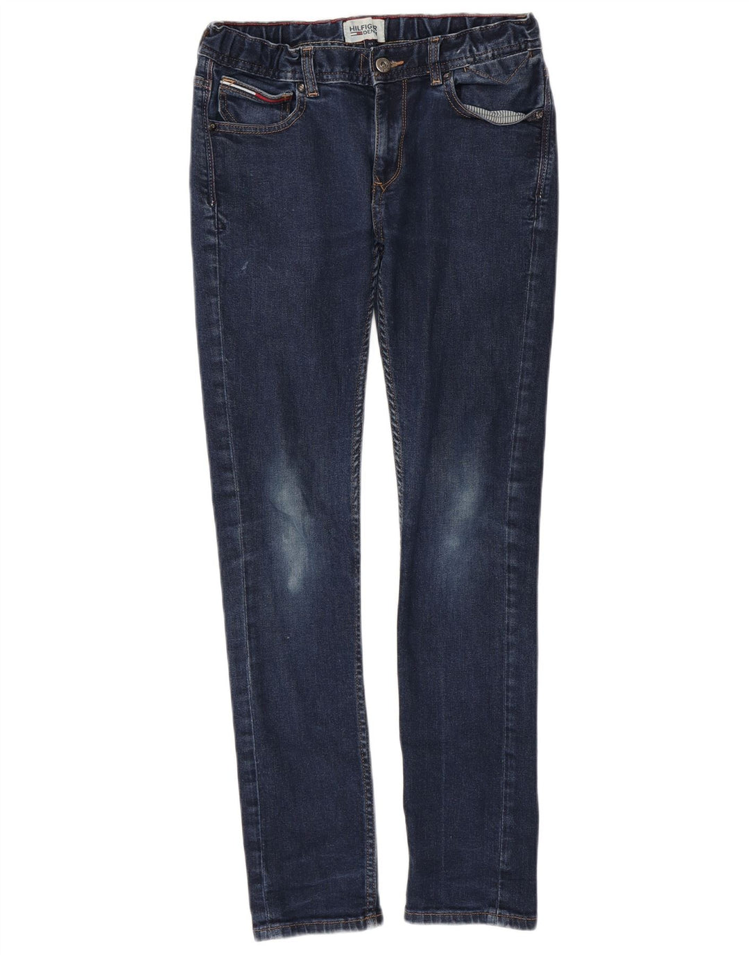 TOMMY HILFIGER Jean skinny garçon 13-14 ans W28 L29 Bleu Coton