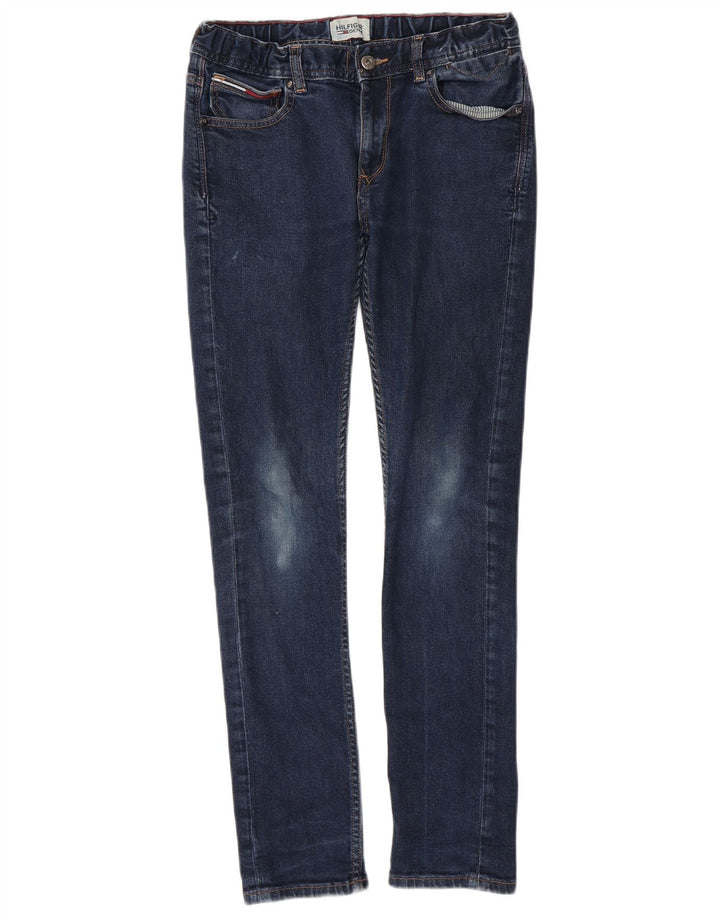 TOMMY HILFIGER Jean skinny garçon 13-14 ans W28 L29 Bleu Coton