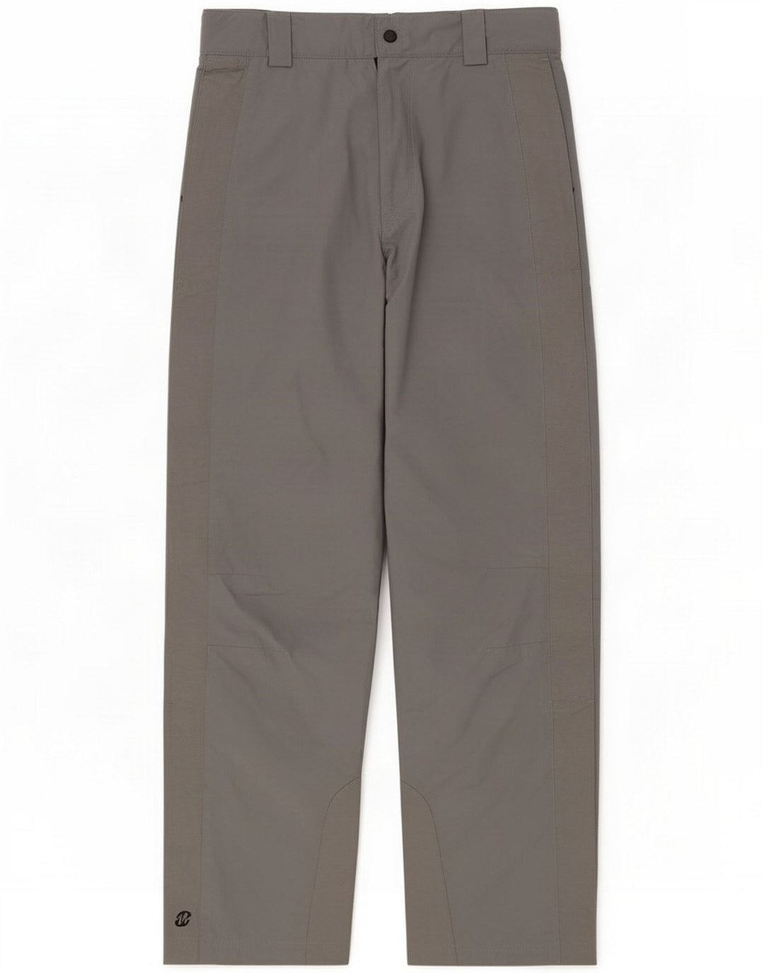 Marks & Spencer Pantalon droit décontracté pour homme Petit Gris Polyester