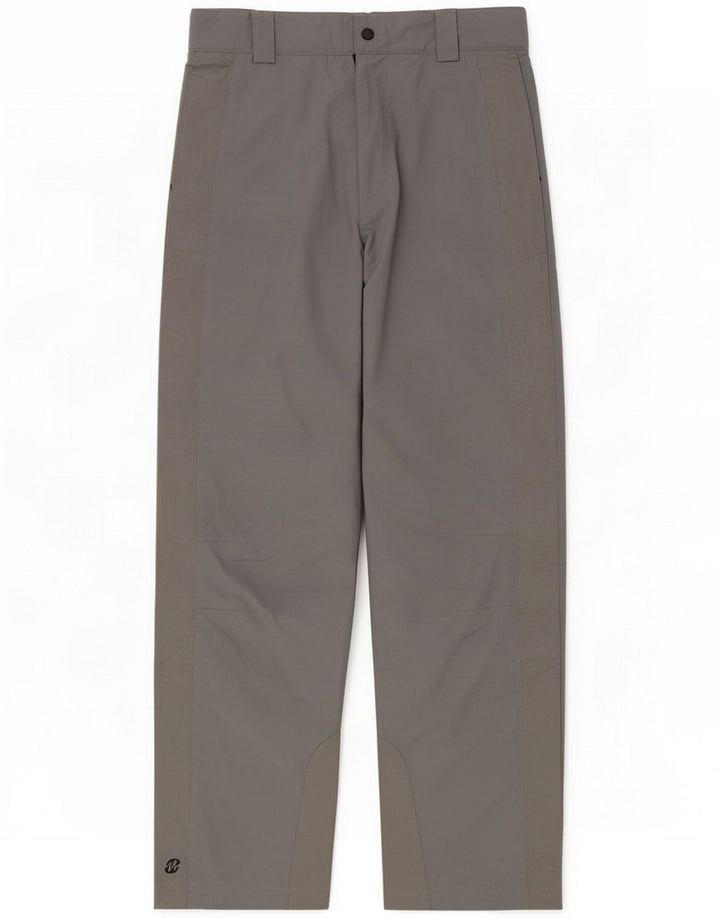 Marks & Spencer Pantalon droit décontracté pour homme Petit Gris Polyester