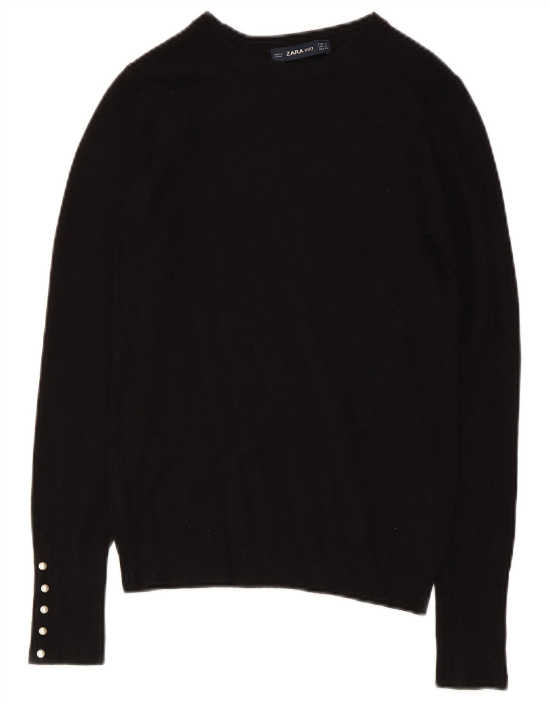Zara Pull col bateau pour femme UK 8 Small Noir