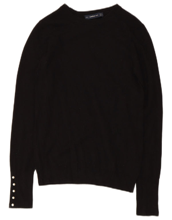 Zara Pull col bateau pour femme UK 8 Small Noir