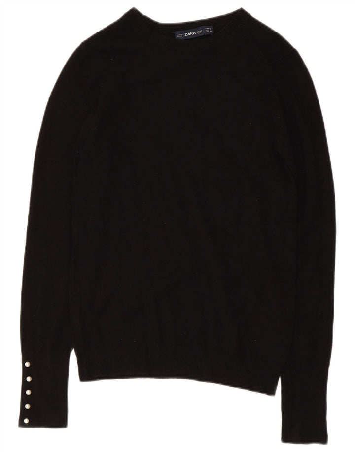 Zara Pull col bateau pour femme UK 8 Small Noir