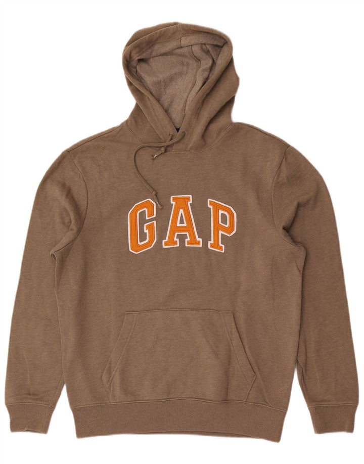Gap Pull à Capuche Graphique Homme Marron Moyen Coton
