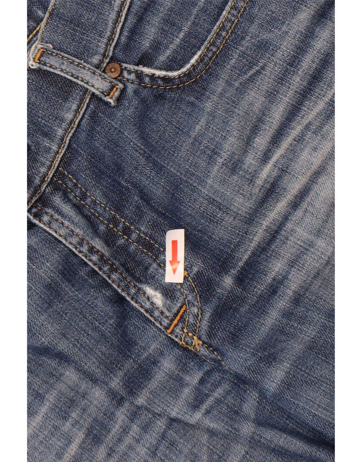 Gas Jean Bootcut Femme W30 L32 Bleu Coton