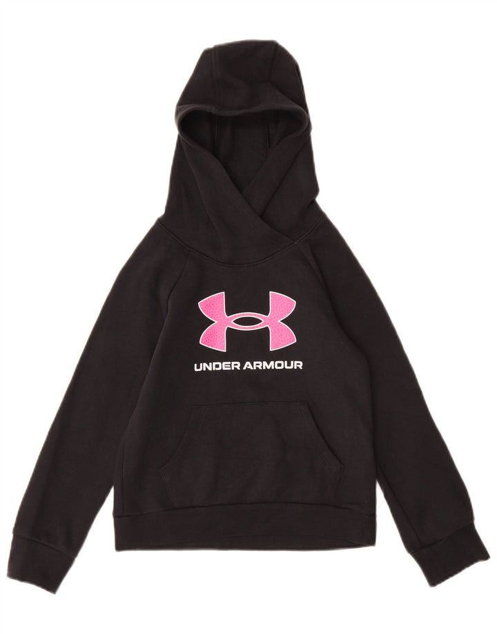 UNDER ARMOUR Pull à capuche graphique pour fille 7-8 ans Petit Noir Coton