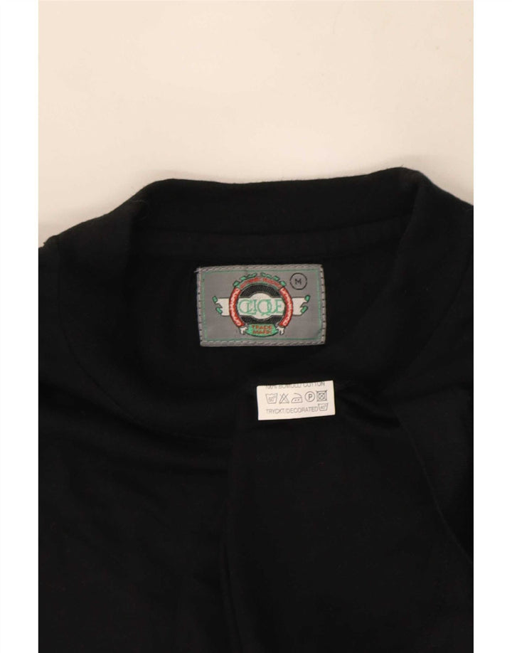 Ducati T-shirt graphique pour homme en coton noir moyen
