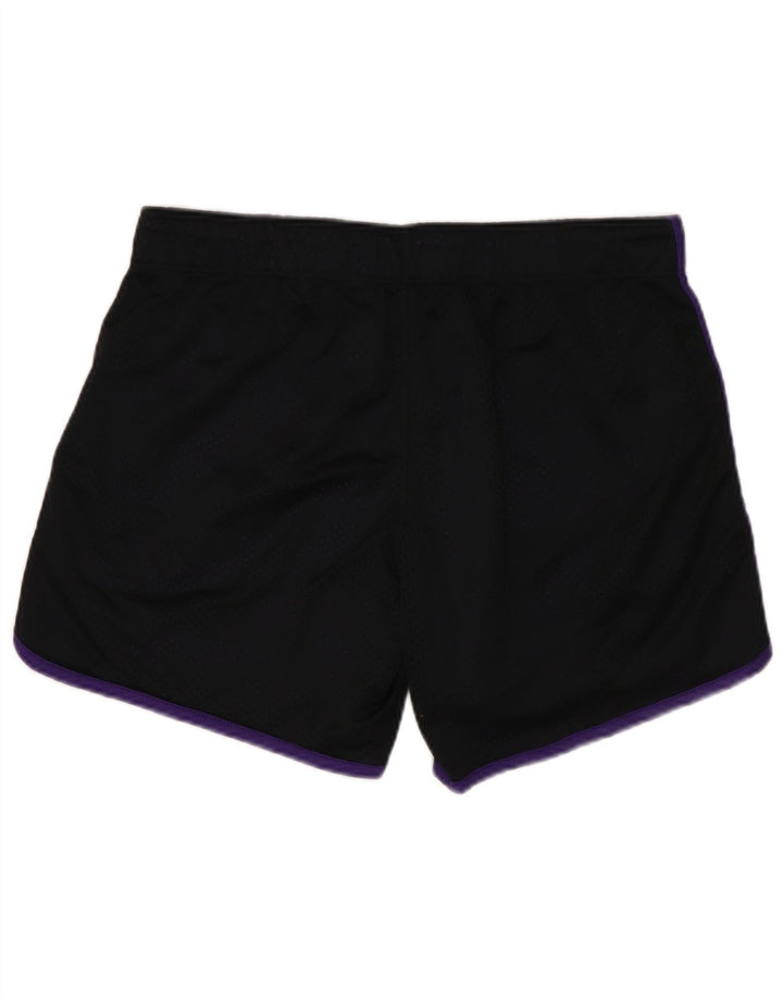 NIKE Short de sport Dri Fit pour femme UK 12 Polyester noir moyen