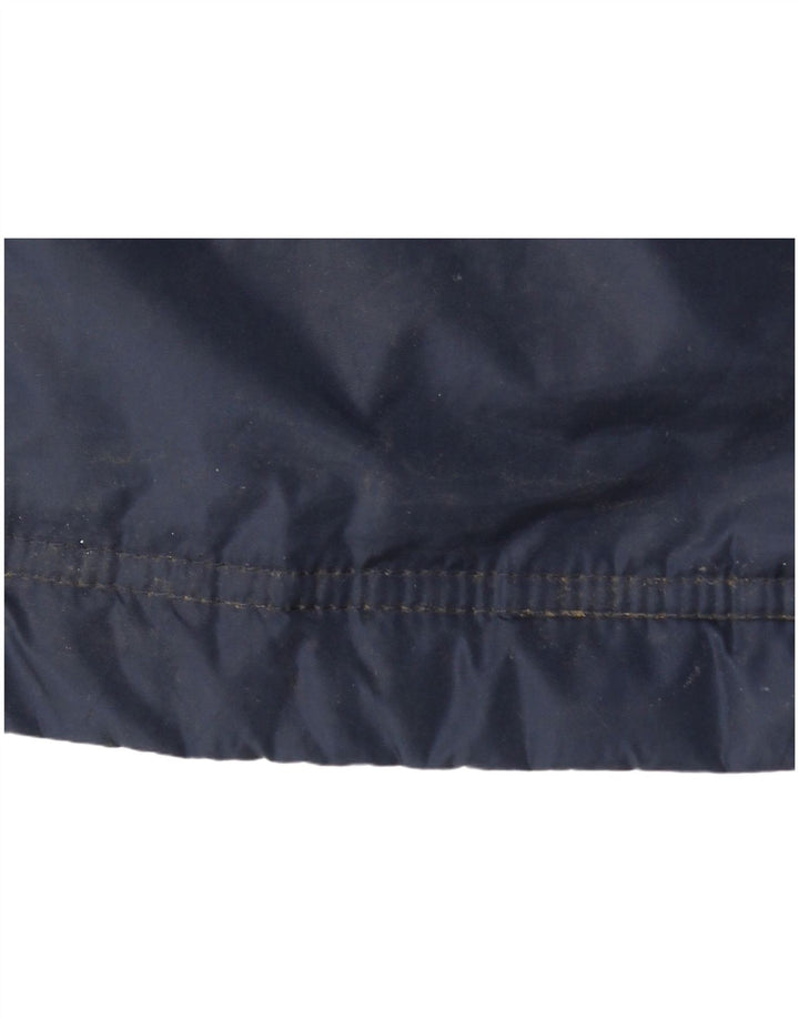 ADIDAS Veste coupe-vent graphique pour homme UK 36 Small Bleu marine Colourblock