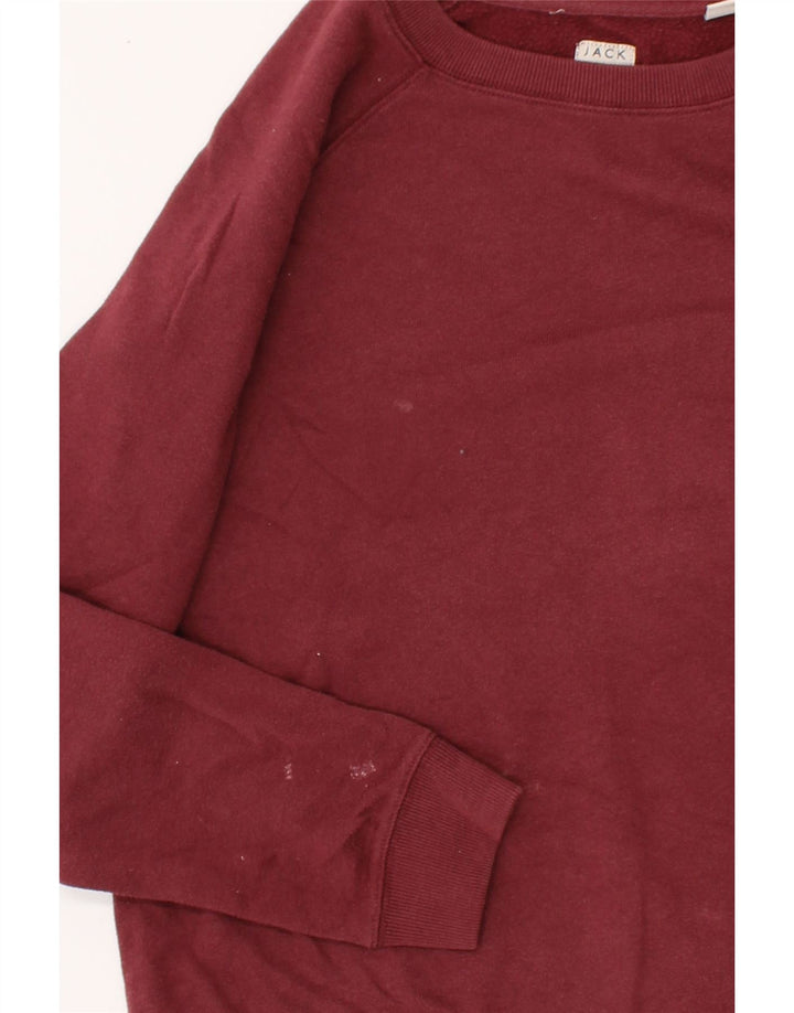 JACK WILLS Womens Sweatshirt Jumper UK 12 Medium Brown Vintage Jack Wills and Second-Hand Jack Wills from Messina Hembry 