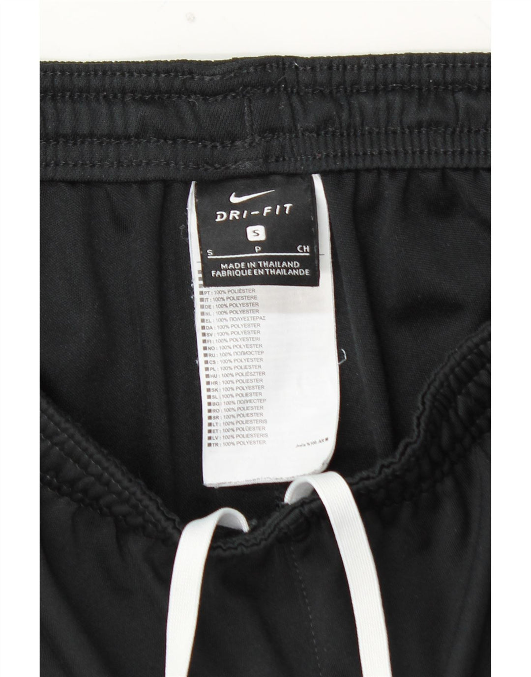 NIKE Pantalon de survêtement Dri Fit pour hommes, petit, noir, polyester