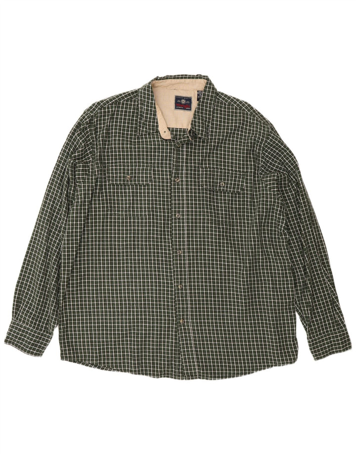 Wrangler Chemise en flanelle pour homme XL à carreaux verts