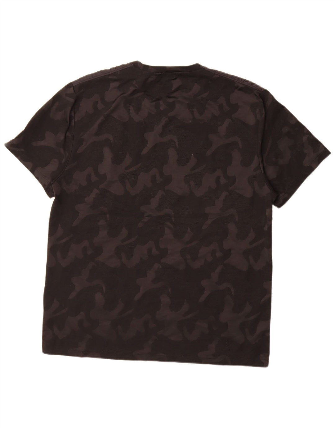 DKNY T-Shirt Homme Top XL Noir Camouflage Polyester