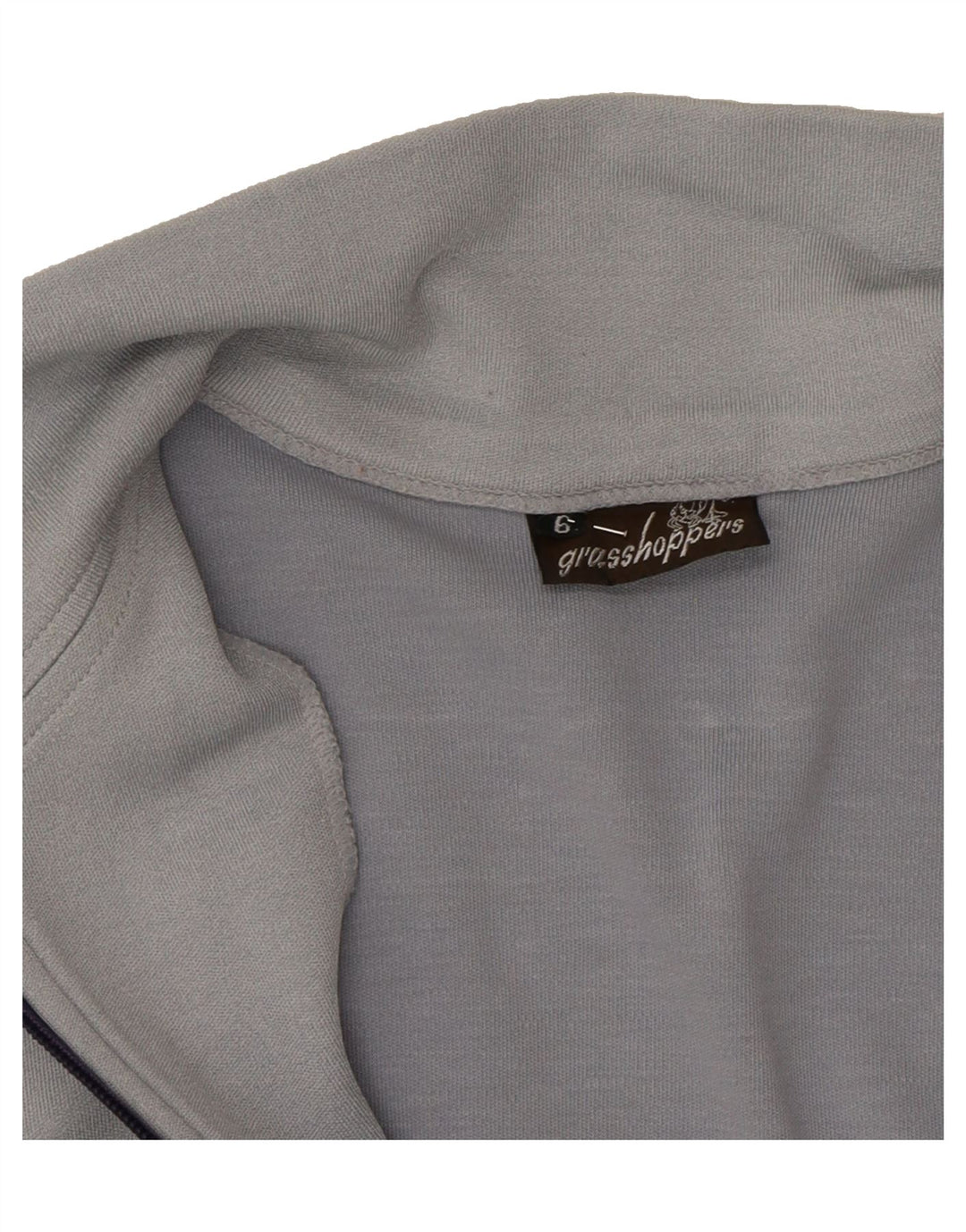 GRASSHOPPERS Mens Tracksuit Top Jacket Small Grey Colourblock Polyamide Vintage grasshoppers and Second-Hand grasshoppers from Messina Hembry 