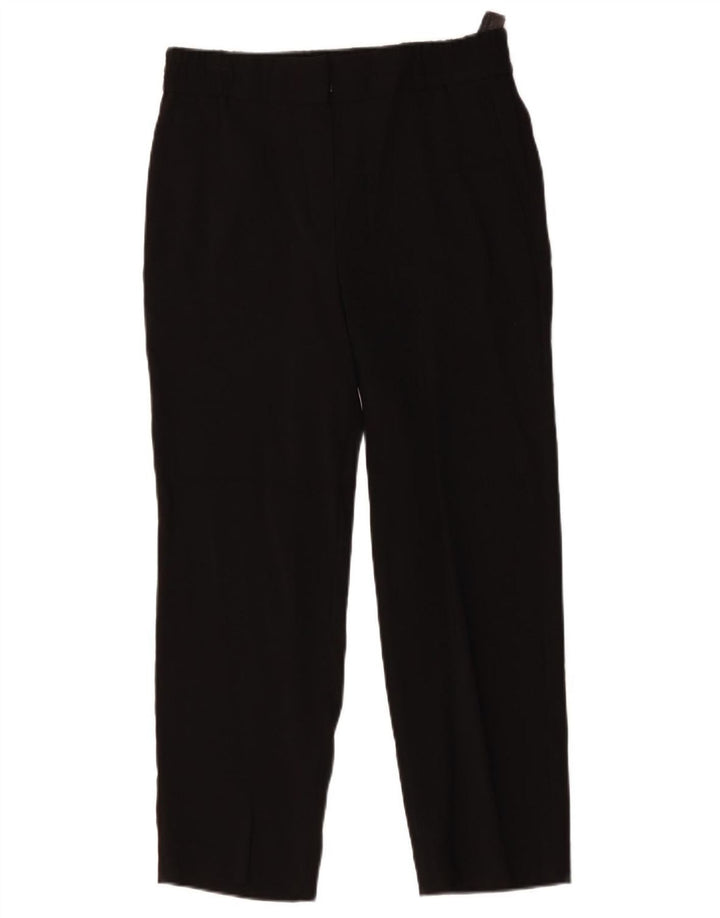 MASSIMO DUTTI Pantalon de costume droit pour femme EU 40 Medium W30 L26 Noir