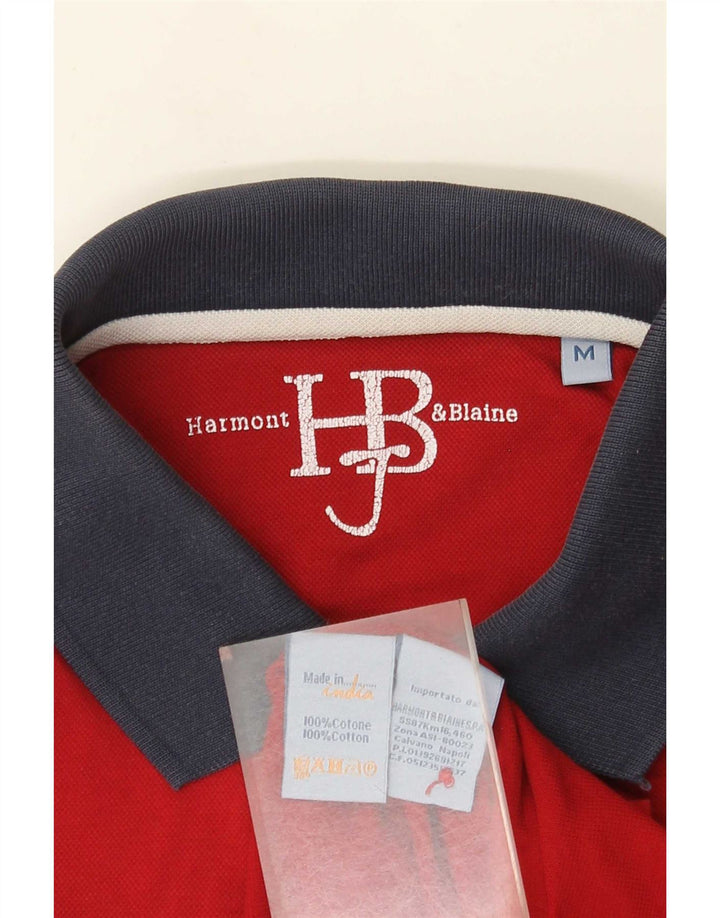 Harmont & Blaine Polo Regular Fit Homme Rouge Moyen Coton