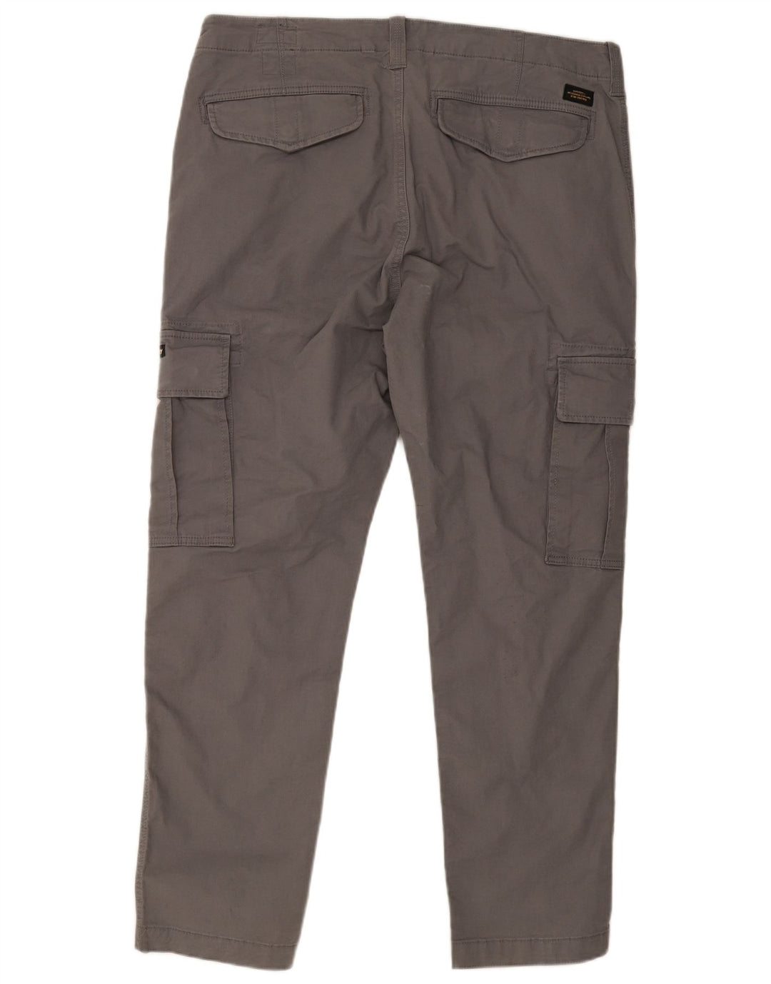 Superdry Pantalon Cargo Slim W36 L32 Gris Coton Homme