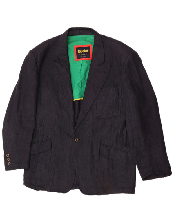 Touche Veste blazer 1 bouton pour homme UK 38 Bleu marine moyen