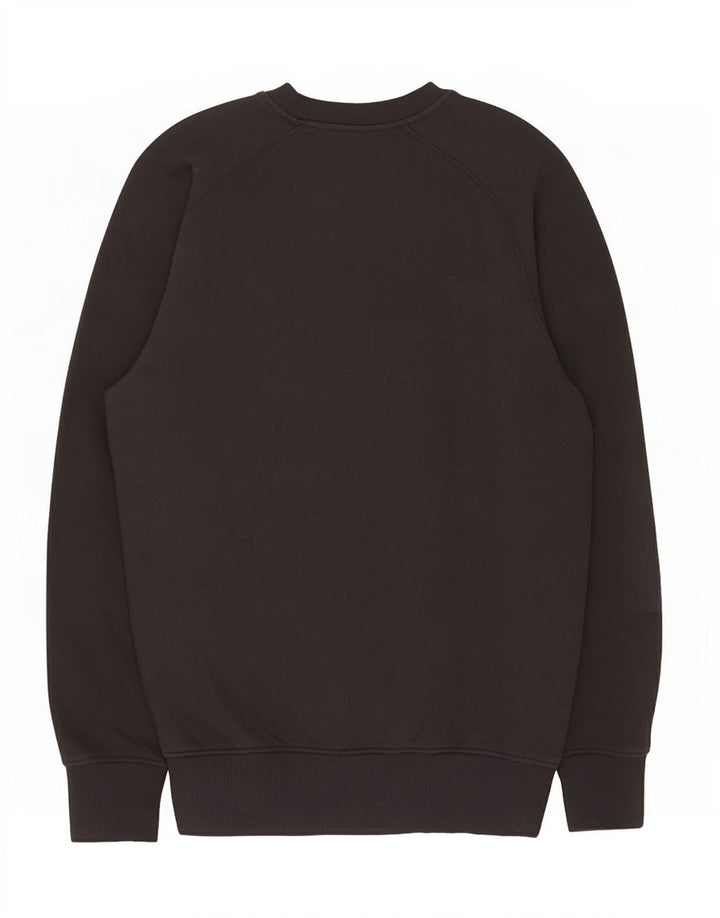 Zara Sweat-shirt surdimensionné pour femme UK 10 Petit coton noir