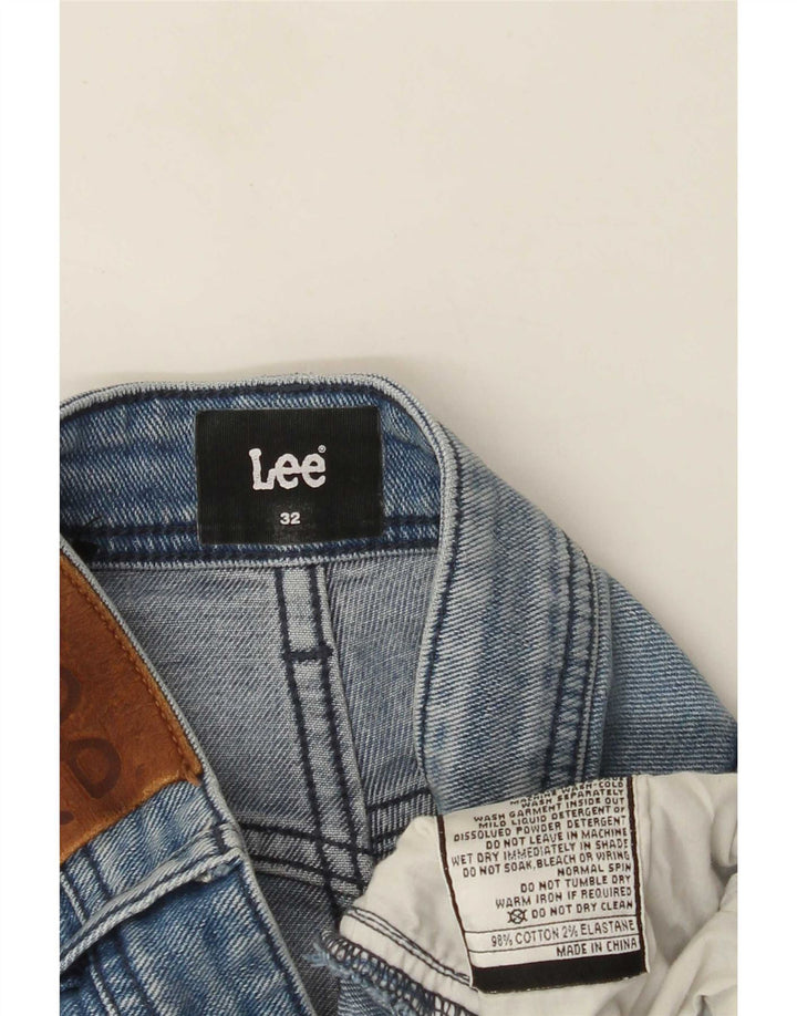 Lee Jean Slim Droit Homme W32 L33 Bleu Coton